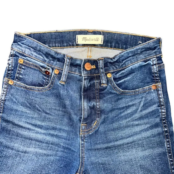 Madewell 9" High-Rise Skinny Jeans in Polly‎ Wash Size 25 - Picture 3 of 8